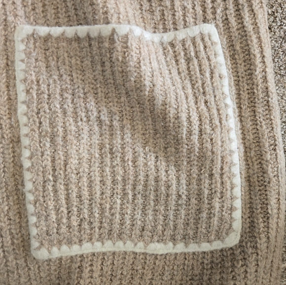 Anthropologie Beige and Cream Cardigan: NWT - Picture 6 of 7